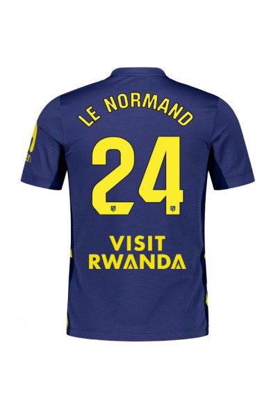 Atletico Madrid Robin Le Normand #24 Jalkapallovaatteet Vieraspaita 2025-26 Lyhythihainen Atletico Madrid Robin Le Normand #24 Jalkapallovaatteet Vieraspaita 2025-26 Lyhythihainen